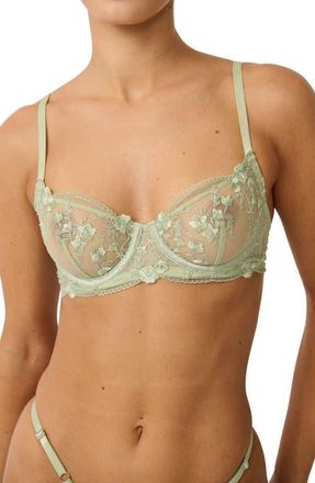 Kat The Label Sofia Underwire Bra in Pistachio at Nordstrom, Size X-Large