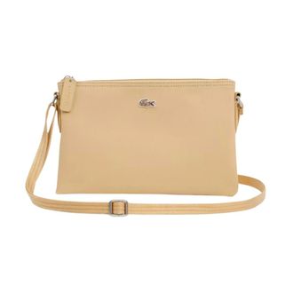 Lacoste L.12.12 Concept Platte Schoudertas - Dames - Tassen - Beige - Maat: ONE Size