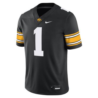 Nike Iowa Hawkeyes Nike Mens Dri-FIT College Game Jersey in Black | CLEVGRJNC2FIOW-IOW