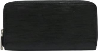 Louis Vuitton Pre-owned Long wallet (bi-fold) - Dames - Vintage Accessoires - Zwart - ONE Size - Leer - Vintage