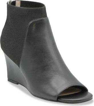 Adrienne Vittadini Aria Wedge Sandal in Black-Ss at Nordstrom Rack, Size 7.5