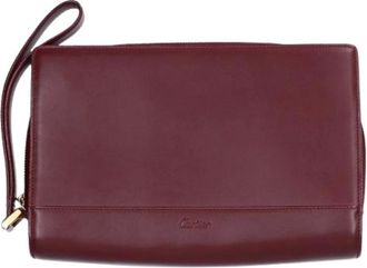 Cartier Pre-owned Clutches, male, Red, Size: ONE SIZE Pre-owned Vintage Clutch Bag