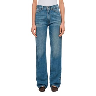 3x1 Straight Fit Jeans, female, Blue, W30, Blue Classic Denim Jeans