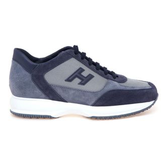Hogan Interactive Allacciato H3D - male - Hogan - Sneakers - Blue - 9 1/2 UK - Shoes