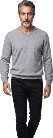Brunello Cucinelli Cashmere V-Neck Sweater - Gray