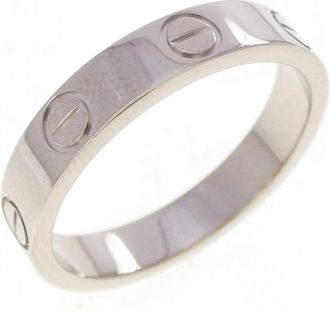 Cartier White Gold White Gold (18K) Band Ring (Pre-Owned)