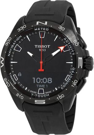 Tissot T-Touch Perpetual Alarm Chronograph Quartz Analog-Digital Black Dial Mens Watch T121.420.47.051.03