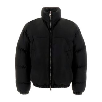 Alexander McQueen Funnel-neck Padded Jacket - male - Alexander McQueen - Winter Jackets - Black - XL - Jackets