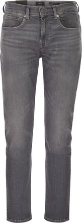 7 For All Mankind Slimmy Tapered Skinny Medium Waisted Jeans