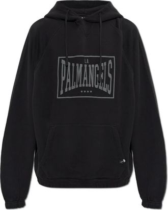 Palm Angels The Hoodie - Heren - Hoodies - Zwart - L - Katoen - Hoodies & sweatvesten