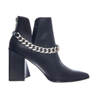 Steve Madden Schoenen, Dames, Zwart, 39 EU, Leer, Enkellaarsjes