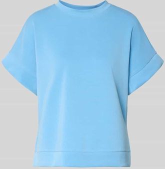 Rich & Royal Sweatshirt aus Modal-Mix mit Kapp&auml;rmeln in Hellblau, Gr&ouml;&szlig;e XL