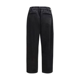 Yohji Yamamoto Corduroy Velvet Trousers - Black