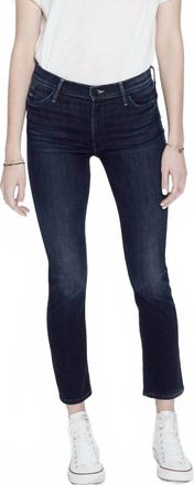 Mother Pre-Loved Mid Rise Dazzler Ankle Jeans In Dark Blue