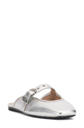 Vince Camuto Vaydie Flat Mule in Lux Silver at Nordstrom Rack, Size 5.5