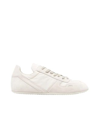 Rick Owens White Minimal Sneakers