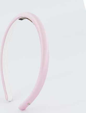 Alexandre de Paris Douceur Silk Satin Headband in Pink at Nordstrom