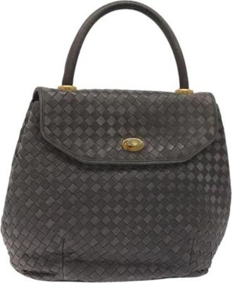 Bally Tweedehands leren handtassen - Dames - Vintage Handtas - Grijs - ONE Size - Leer - Vintage