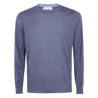 Brunello Cucinelli Hombre, Jerseys, Azul, Talla: XL