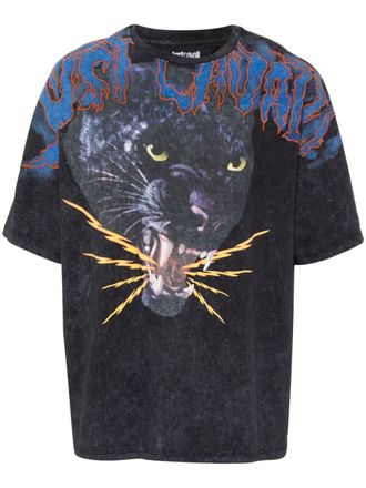 Just Cavalli T-shirt con stampa - Grigio