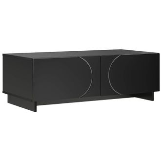 vidaXL Tavolino Da Salotto Nero 102 X 50,5 X 35 Cm Vidaxl