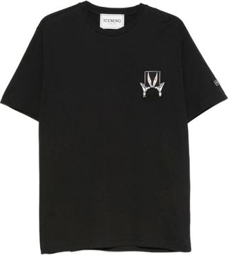 Iceberg Hombre, Camisetas, Negro, Talla: L