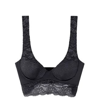 Versace Lace Bustier Bralette, Brand Size 3 ( US Size 36 B )