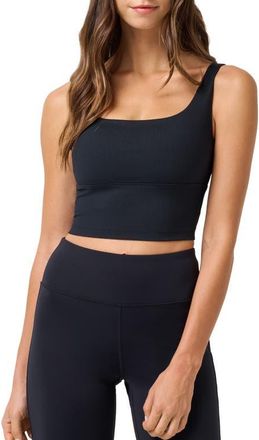 Travis Mathew Moveknit Rib Tank in Black at Nordstrom, Size X-Small
