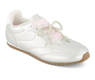 Andrea Womens Urban Comfort Sneakers In Silver