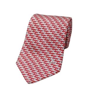 Louis Vuitton Pre-owned Accessories, male, Red, Size: ONE SIZE Pre-owned Vintage Cravat