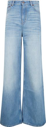 Chlo&eacute; High Waisted Wide Leg Denim