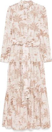 MC2 Saint Barth Abito lungo in cotone - Toni neutri