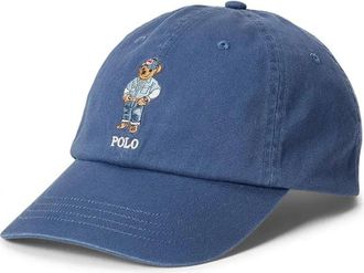Polo Ralph Lauren Cappellino con Ricamo Orso - - Accessories - Donna - Blu - ONE SIZE
