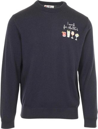 MC2 Saint Barth Maglieria Girocollo - - Knitwear - Uomo - Blu - S