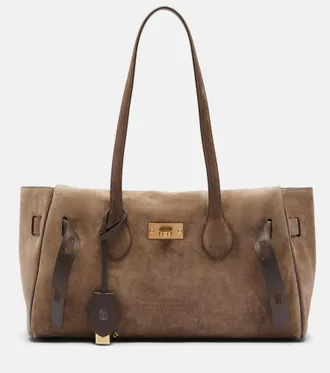 Brunello Cucinelli Medium suede shoulder bag