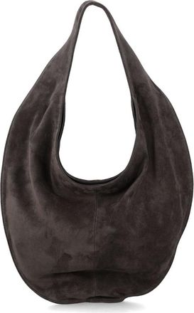 Maeden Suede Leather Cocoa Market Tote
