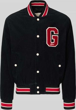 GANT College-Jacke aus Cord mit Label-Detail in Black, Größe XXXL