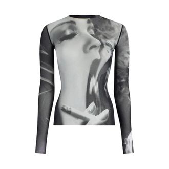 Jean Paul Gaultier Donna, Top, Nero, XS, new
