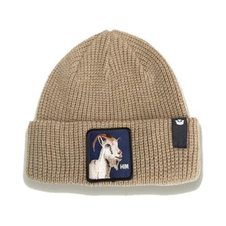 Goorin Brothers HIM Beanie - Dames - Hoeden - Bruin - ONE Size - Accessoires