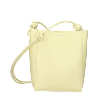 Jil Sander Yellow Leather Crossbody Womens Bag