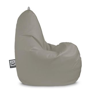 Happers Happers - Puff Pera Relax Polipiel Gris Claro Infantil Ceniza