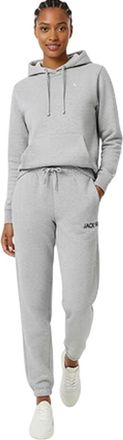 Jack Wills Bayton joggingbroek met relaxte pasvorm voor dames (Grijze Mergel)
