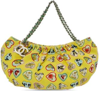 Chanel 2006 Valentine tote bag - women - Canvas/Leather - One Size - Yellow
