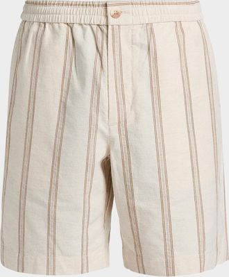 Vince Men & apos;s Cove Stripe Relaxed-Fit Shorts