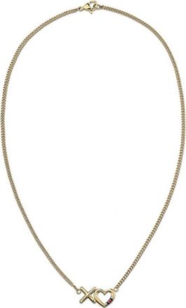 Tommy Hilfiger Womens 2700799 Ladies Necklace - Gold Stainless Steel - One Size