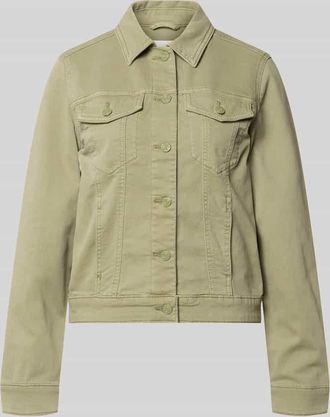 s.Oliver Red Label Regular Fit Jeansjacke aus Baumwoll-Mix in Lind, Gr&ouml;&szlig;e 34