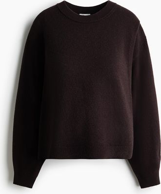 H&M MAMA Before & After wool nursing jumper - Brown