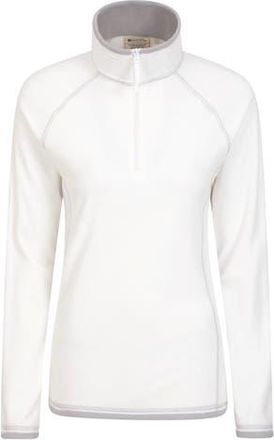 Mountain Warehouse Montana Half Zip Fleece Top in Beige at Nordstrom, Size 14