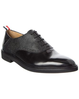 Thom Browne Logo Leather Oxford
