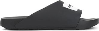 Givenchy Label Flat Mules - Dames - Sandalen - Zwart - 38 EU - Schoenen